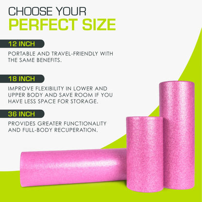 High Density Foam Roller 36, 18, 12 - Inches